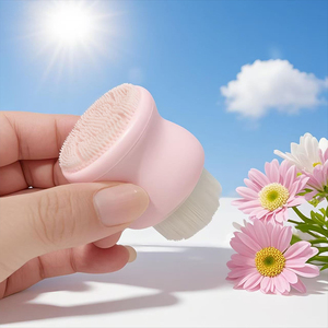 Mini-<span class=keywords><strong>brosse</strong></span> de nettoyage du visage double face en <span class=keywords><strong>silicone</strong></span> portable Brosses en <span class=keywords><strong>silicone</strong></span> pour un nettoyage en profondeur - Product Image 4