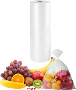 12x16 Inches Transparent LDPE Microwaveable Vacuum Bags for Food <b>Storage</b> <b>Vegetables</b> Bread Fruits-Easy Tear Continuous Roll - Product Image 1
