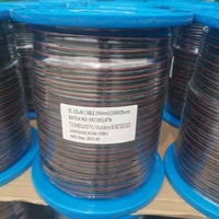 Cable solar certificado TUV DC PV de cobre doble 4MM2 6MM2 Cable solar 2X16MM2 Cable solar