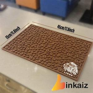 맞춤 재단 바 매트 실리콘 플레이스 매트 소프트 PVC 바 레일 매트, 바 액세서리용, 45x30 - Product Image 5