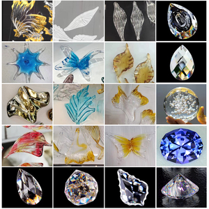 DIY Decor Octagon Beaded Curtain Garland Chain With Maple Leaf Pendant Hanging Crystal Glass <strong>Chandelier</strong> Accessories Parts - Product Image 6