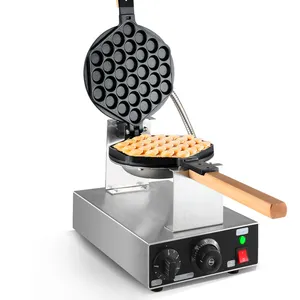 Mesin Pembuat Wafel Elektrik, Pembuat Wafel Kerucut Pembuat Telur Gelembung HongKong Komersial