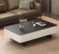 Table basse contemporaine de luxe pour salon Offre Spéciale en bois massif au design moderne
