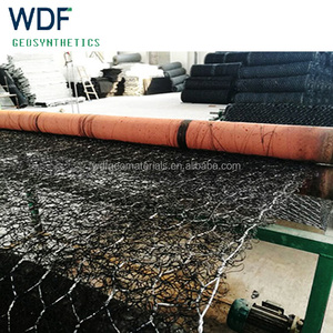 Cảnh quan cỏ gia cố 3D Mat Pp vải Turf gia cố geomat cho hệ thống thoát nước đường ngoài trời Vườn công viên xói mòn - Product Image 1