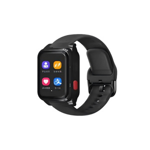 Reloj inteligente 4G para personas mayores con rastreo GPS, botón SOS, monitorización de frecuencia cardíaca, resistente al agua IPX7, correa de silicona, pantalla táctil y conectividad celular. - Product Image 1