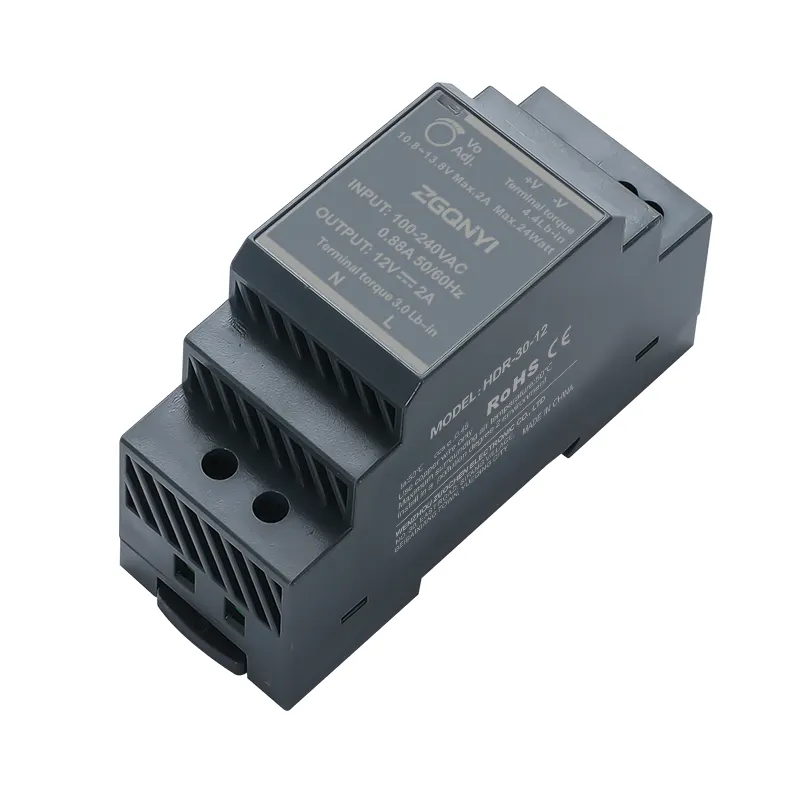 Catu Daya Acdc Din Rail Mount HDR-30-12 AC/DC untuk Seri DR Set Peralatan Lengkap dengan Sertifikat