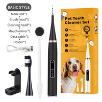 Kit de nettoyage dentaire rechargeable XBH avec nettoyeur ultrasonique, détartreur, outil dentaire, cure-dents pour le nettoyage des dents des animaux de compagnie