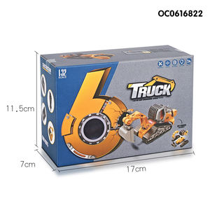 Масштаб 1:32, детская игрушка, бульдозер, разборная литой модель грузовика - Product Image 6