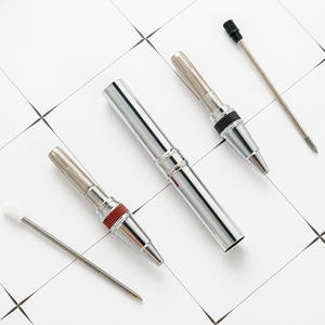 Stylos à bille innovants à double tête 2023, stylo à bille en métal personnalisé avec une largeur d'écriture de 1,0 mm, nouveau design - Product Image 4