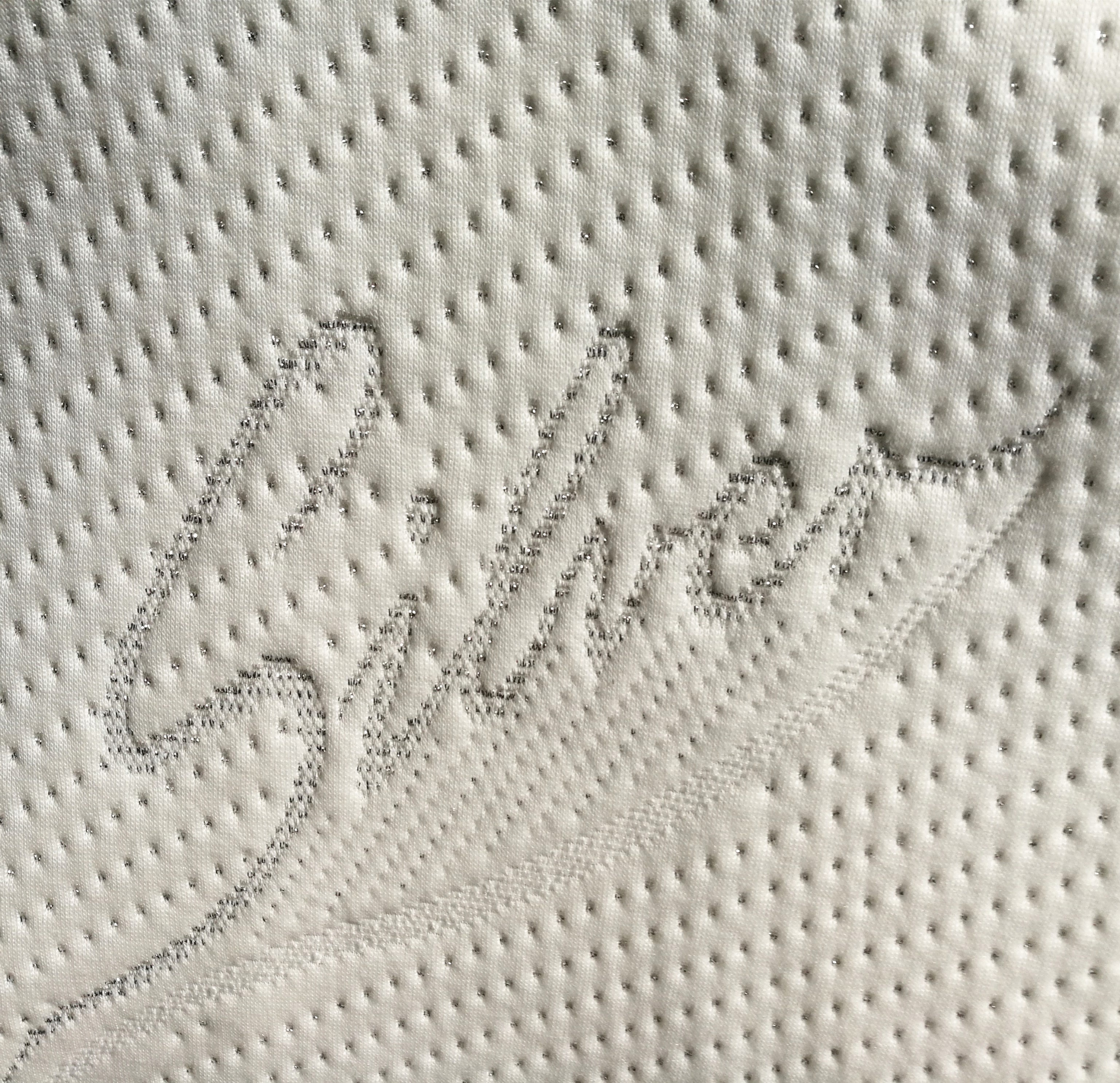 New Functional Wholesale Custom Fabric Textile Knitted Jacquard SILVER Polyester 280gsm Upholstery Sofa Mattress Fabric