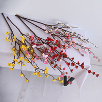 Fabrik Großhandel künstliche 86cm chinesische Pflaumen blüte Blumen stiel für die Dekoration
