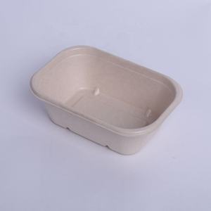 Assiettes et contenants jetables en bagasse en gros avec couvercle, plateau rond à 5 compartiments pour le camping et les plats à emporter - Product Image 6