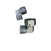Adaptateur hydraulique droit sur mesure en acier au carbone et acier inoxydable, connecteur de tube fileté