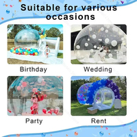 Maison gonflable de ballon de tente extérieure de dôme de bulle pour l'anniversaire ou la fête de mariage