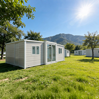Maison préfabriquée extensible de 2 à 3 chambres en conteneur de 20 pieds ou 40 pieds, prix fabricant, design moderne