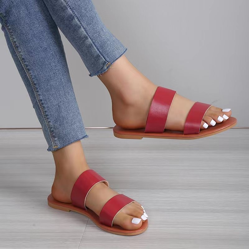 Summer Beach Causal Flat Slides Shoes Fashion Women's Slippers Sandals for Women Girls