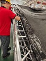 Estructura de Aluminio Certificada por TUV CE de China, Caja de Esquina para Truss, Portátil, para Producción de Tours, Conciertos, Escenarios, Exposiciones, Eventos, Iluminación y Montaje