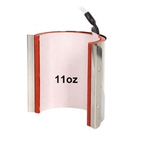 Presse à chaud combinée KM 6 en 1 Machine d'impression par sublimation pour mug et chapeaux Casse-tête T-shirt Imprimante numérique 110 V 220 V