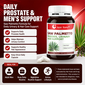 ผลิตภัณฑ์เสริมอาหารบำรุงต่อมลูกหมากยอดนิยม ผสมสารสกัดจาก Saw Palmetto และวิตามินรวม สำหรับสุขภาพต่อมลูกหมาก สำหรับผู้ใหญ่ - Product Image 5