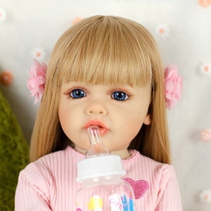 Lifereborn Venta caliente promocional 55CM Beb <span class=keywords><strong>Reborn</strong></span> Real Baby Girl Dolls Pintura facial mejorada <span class=keywords><strong>Reborn</strong></span> Baby Dolls - Product Image 2