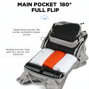 Mochila de Aventura Ligera e Impermeable con Logotipo Personalizado para Senderismo, Escalada, Trekking, Camping y Viajes al Aire Libre - Product Image 6