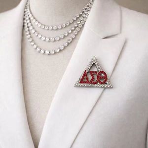 Broche Personalizable de la Hermandad Griega DST con Diseño de Logotipo de Capital <span class=keywords><strong>Delta</strong></span> 1913 en Esmalte Duro Exquisito - Product Image 6