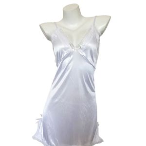 Moon Tide Lingerie – chemise de nuit en dentelle pure et délicate, ensemble pyjama fin en dentelle avec fente pour femme (pas besoin de se déshabiller) qqny - Product Image 5