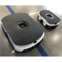 Robot AGV mobile de 100 kg, AMR à double laser avec navigation SLAM, autonomie de 6 à 8 heures pour système de manutention en usine