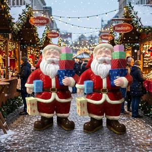 Statue de <span class=keywords><strong>soldat</strong></span> casse-noisette traditionnelle grandeur nature en fibre de verre, figurine de garde de Noël pour la décoration des grands centres commerciaux - Product Image 5