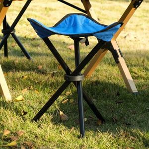 Banc de camping portable léger en métal pour les sports de plein air et les parcs - Product Image 1