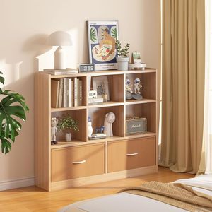 Librería Moderna de 8 <span class=keywords><strong>Cubos</strong></span> con Estantes Abiertos. Mueble de Exhibición de Estilo Mid-Century con Cajones, Ideal para Libros y Juguetes en el Dormitorio o Sala de Estar - Product Image 6
