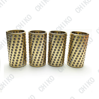 Retenue de boule de Cage en laiton SUJ2 Roulement Guide Pilier Bush Ball Cage Bush Pour Guide Post