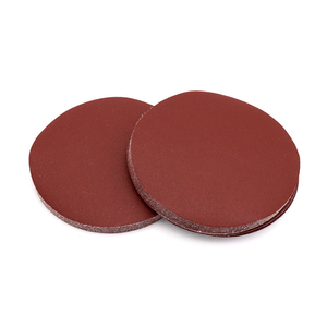 Red <strong>Sand</strong> Paper Disc with Hook and Loop 5 Inch Sanding Disc - Product Image 6