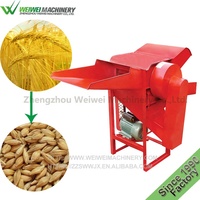 WeiweiMini batteuse de riz batteuse de blé batteuse de riz machine batteuse de récolte Muli