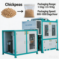 Machine d'emballage de granulés de 1 à 5 kg, système de remplissage et de scellage entièrement automatique avec sac préformé