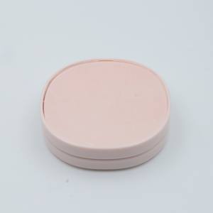 白色化妆包装专业双网格紧凑型带镜子粉盒 - Product Image 3