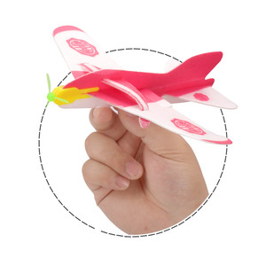 <b>Foam</b> Paper Airplane 360 Degree Spinner <b>Model</b> Assembly Toy For Children Age 5 To 7 Years - Product Image 1