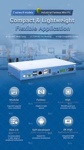 มินิพีซี J1900/J6412/RK3568 แบบขายส่ง รุ่นใหม่ ปรับแต่งได้ รองรับ RS232/485 TCP POE หน่วยความจำ 64GB รองรับการสื่อสารหลายโปรโตคอล สำหรับงานอุตสาหกรรม - Product Image 2