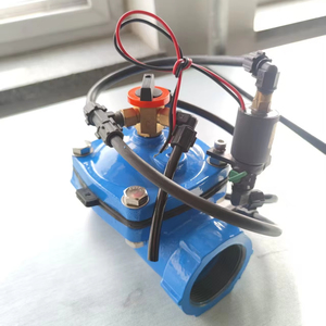 Van điều khiển điện từ sắt dễ uốn 3 ''với cấu trúc màng cuối có ren thẳng cho các ứng dụng nước và tưới - Product Image 1