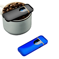 Vente en gros de couleur sans gaz sans huile briquet électrique USB briquet de charge USB pour Camping écran tactile briquets électroniques