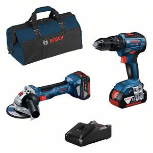 GSB 18V-55 trapano a percussione GWS 18V-7 professionale smerigliatrice angolare Kit 4Ah batterie agli ioni di litio 0615990 m4a borsa per il trasporto - Product Image 2