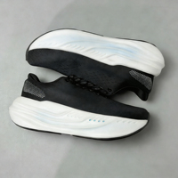 Chaussures de sport décontractées unisexes, baskets en maille de haute qualité à lacets, empeigne en cuir véritable, semelle extérieure en caoutchouc légère, design classique pour