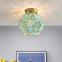 Plafonnier LED pour le salon, lumière douce, ne brille pas, décoration d'intérieur, belle fleur, éclairage de plafond LED moderne