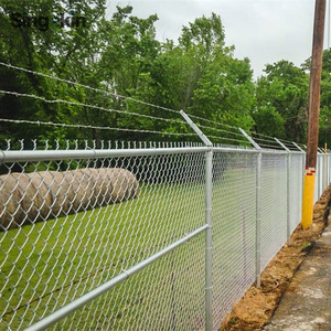 3Mm 4Mm Chuỗi Liên Kết Hàng Rào Tấm Tráng Lưới Cuộn Cyclone Trang Trại Dây Chuỗi Sử Dụng Mạ Kẽm Kim Loại Hàng Rào - Product Image 3