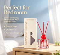 200ml Home Fragrance Rietdiffuser Elegante Glazen Fles Fruitgeur Luchtverfrisser Rietdiffuser Met Luxe Geschenkverpakking
