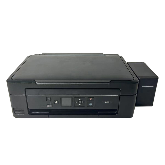 E PSON Original 90% New L455 Printer4 Color Dye Ink Multifunction Ink A4 Desktop Inkjet 3-in-1 Print-Scan-Copy Printer With WiFi