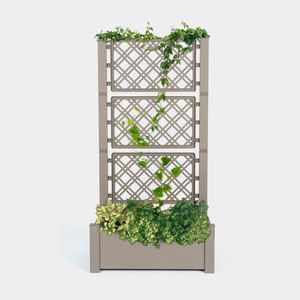 Jardin <span class=keywords><strong>potager</strong></span> autonome de 61,7 pouces de haut, en plastique <span class=keywords><strong>avec</strong></span> motif en <span class=keywords><strong>treillis</strong></span> - Product Image 1