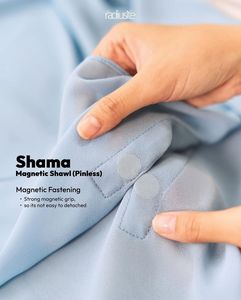 <span class=keywords><strong>Shama</strong></span> chal magnético Sangat Sesuai Untuk Yang Suka Hilang perla gasa Flowy Instant Hijab mujer bufanda - Product Image 3