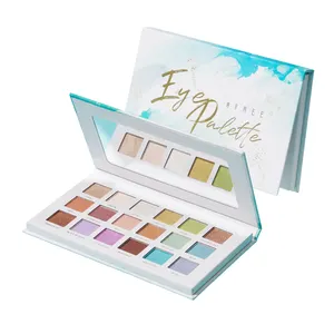 LACOMCHIR — palette de fard à paupières à haute pigmentation, longue durée, 18 nuances, étiquette privée