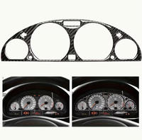 Autocollant de tableau de bord style fibre de carbone, adapté à la BMW E46 M3 1997-2004